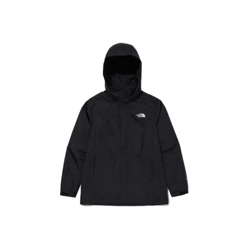 THE NORTH FACE RESOLVE 2 Поход Водонепроницаемый Ветрозащитный и Дышащий Ветровка Мужской Черный