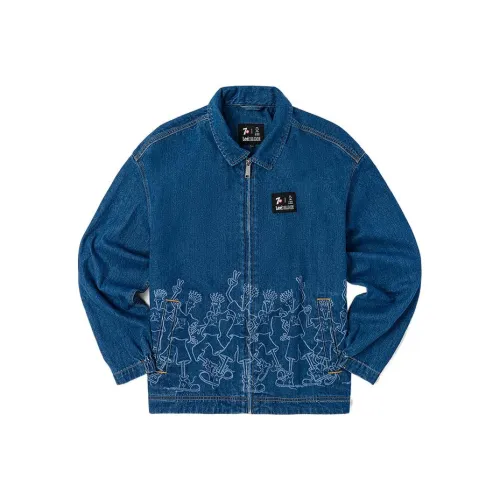 Lee Medium Blue Men's Denim Jackets Ли Средне-синие мужские джинсовые куртки