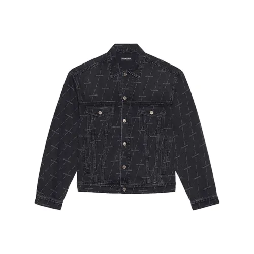 Balenciaga Denim Jacket Men's Black
