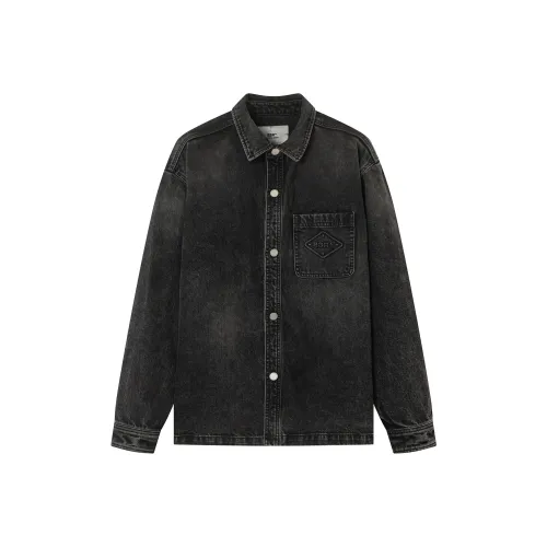 23R+ Черные мужские джинсовые куртки