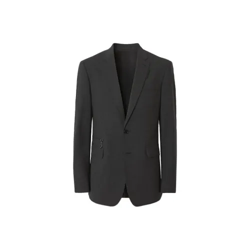 Burberry FW21 Бизнес-костюм Пальто Мужской Темный Фотиния Серый