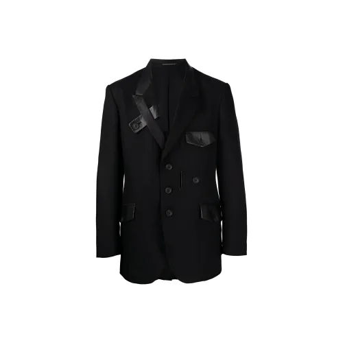 Yohji Yamamoto Черные Мужские Деловые Костюмы