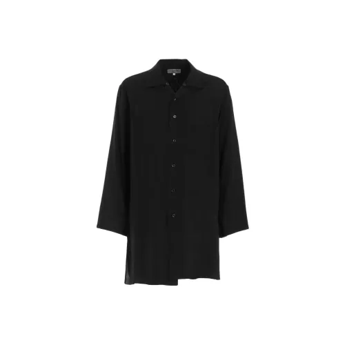 Yohji Yamamoto Черные Мужские Рубашки