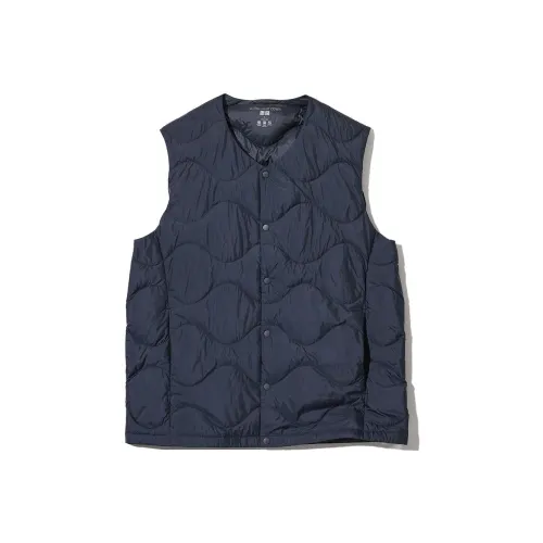 UNIQLO Темно-синий Мужские жилеты