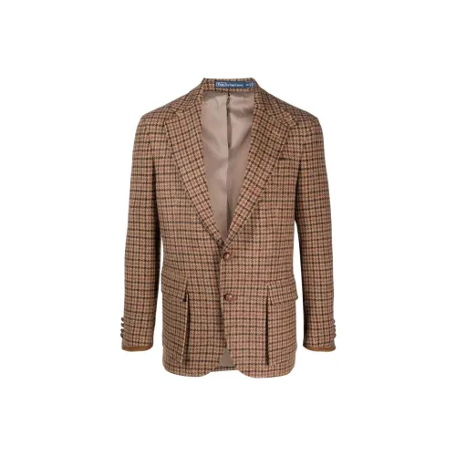 Polo Ralph Lauren SS23 Бизнес-костюм Пальто Мужской Верблюжий Коричневый