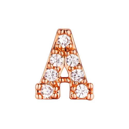 Glam Ever Серьги-гвоздики Розово-золотые Женские