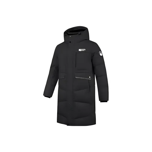 QIAODAN Пуховик Мужской Черный