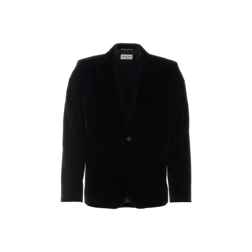 SAINT LAURENT Бизнес-костюм пальто мужской черный