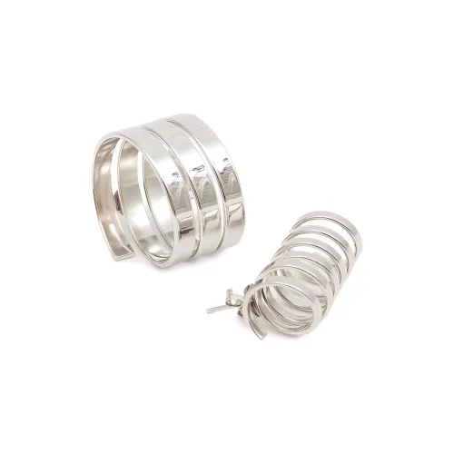 MM6 Maison Margiela Брассовые серьги Женские