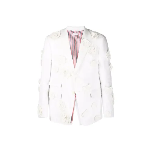 THOM BROWNE Белый Мужской Бизнес-костюмы