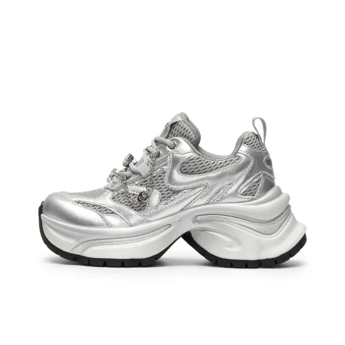 Teenmix Lucky Star Collection Амортизация Покрытие Устойчивость к истиранию Противоскользящий Низкий Топ Толстая подошва Женские