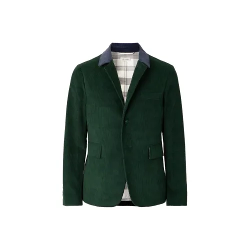 THOM BROWNE Зеленый Мужской Бизнес-костюмы