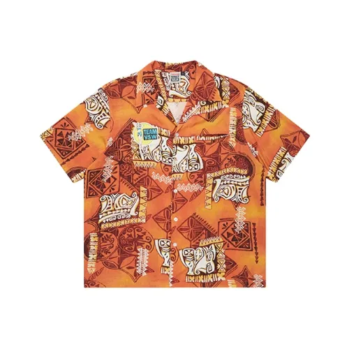 Vision Street Wear Рубашка Унисекс Оранжевый Красный