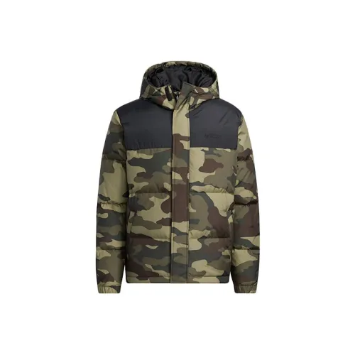 ADIDAS NEO Пуховик Зимний Мужской Камуфляж