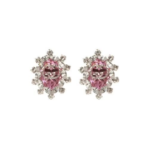 GUCCI Металлические серьги розовые женские