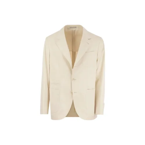 BRUNELLO CUCINELLI Бизнес-костюм мужской цвет экрю