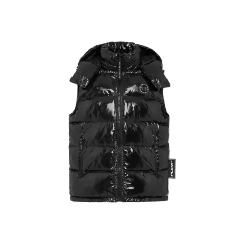 PHILIPP PLEIN Мужские черные жилеты