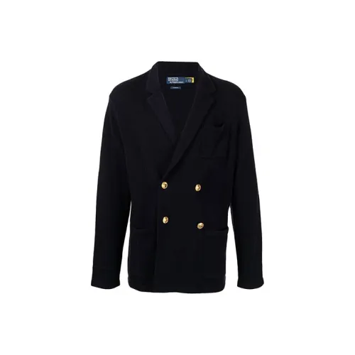 Polo Ralph Lauren FW21 Бизнес-костюм Пальто Мужской Черный