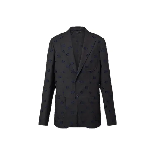 LOUIS VUITTON Бизнес-костюм Пальто Мужской Черный