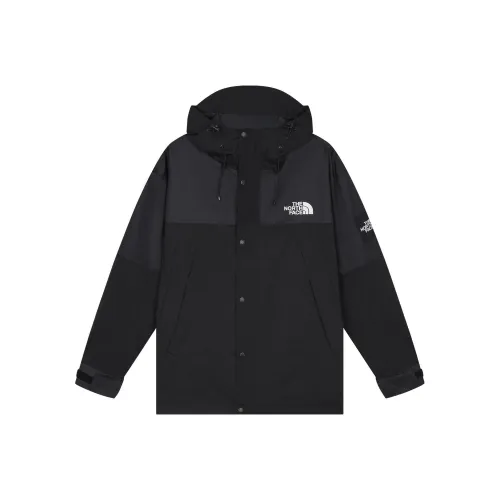 The North Face Поход Водонепроницаемый Ветрозащитный Устойчивый к истиранию Теплоизоляционный Ветровка Унисекс Черный