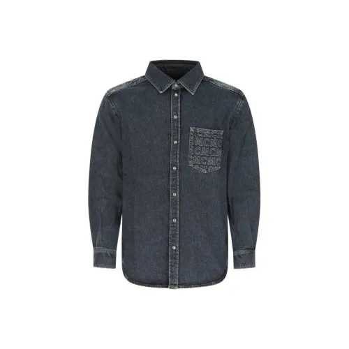 MCM Черные Мужские Джинсовые Куртки