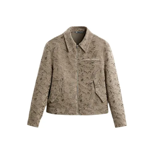 ZARA Бежевый Мужской Куртки