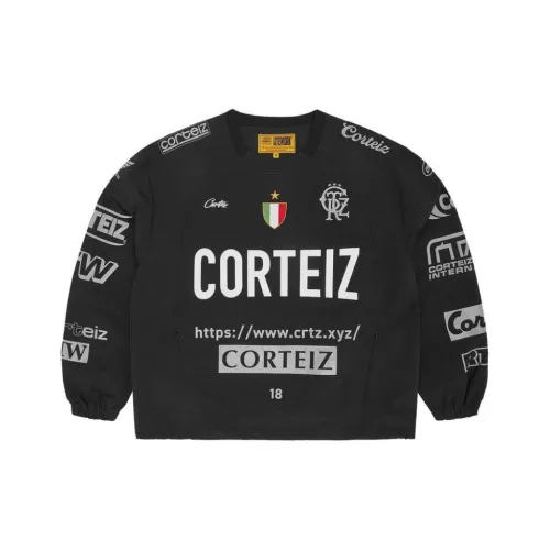 Corteiz Co-brand Черные Мужские Толстовки