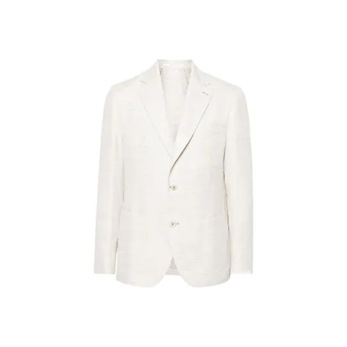 Eleventy FIRSTCLASS Made IN Italy SS24 Бизнес Костюм Пальто Мужской Песочно-бежевый