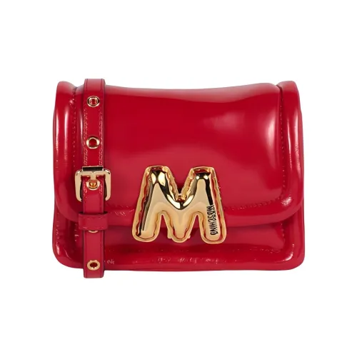 MOSCHINO Кожа Сумка через плечо Маленькая Женская Красная