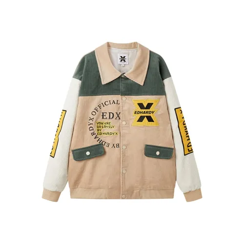 ED HARDY X Хаки Унисекс Куртки