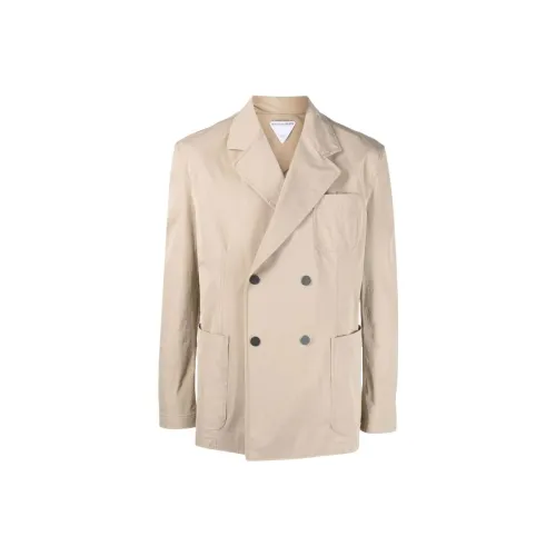 Bottega Veneta SS22 Бизнес-костюм Пальто Мужской Светлый хаки