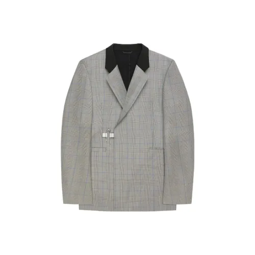 GIVENCHY SS22 Бизнес-костюм Пальто Мужской Серый