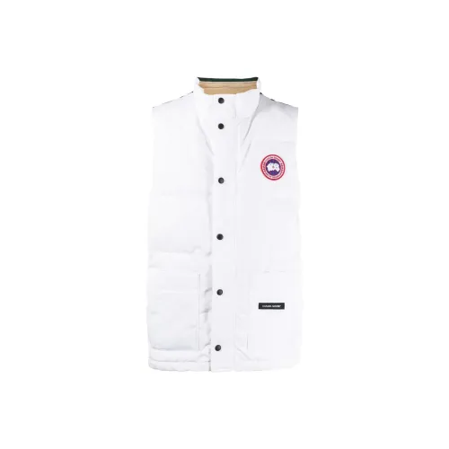 Canada Goose Freestyle Series Жилет Унисекс Белый Ель Зеленый Песочный Цвет Многоцветный