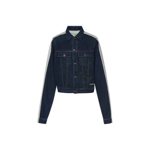 Off Белый SS19 Мужские Джинсовые Куртки
