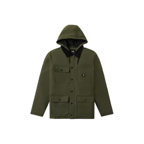 VANS Хлопковый пуховик Мужской Авокадо Зеленый