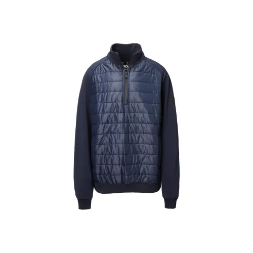 BARBOUR Хлопковый пуховик Мужской Midnight Blue