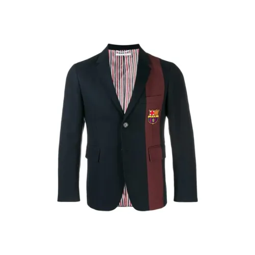 THOM BROWNE Морской Синий Мужской Деловой Костюм