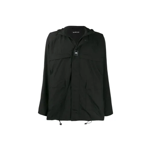 Balenciaga SS23 Куртки и Пальто Свободный крой Мужской Черный