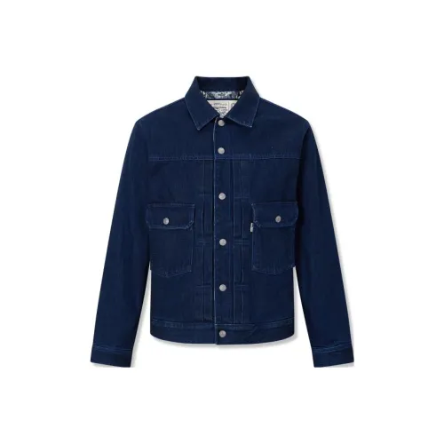 Levis Темно-синий Мужской Джинсовые куртки