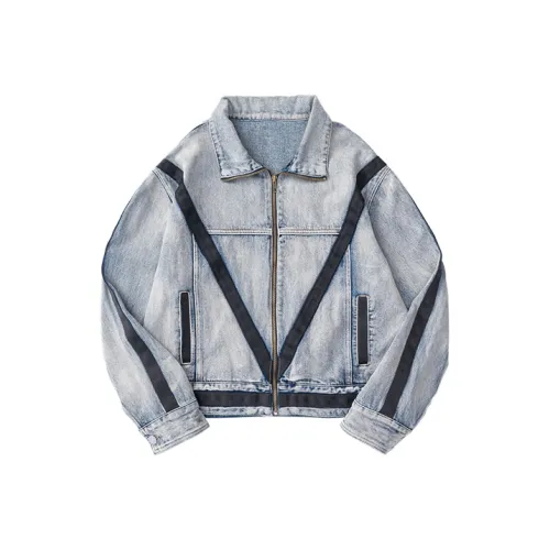 MEDRIA Loose Fit Denim Jacket Unisex Denim