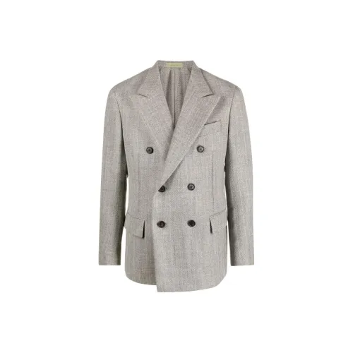 CORNELIANI Бизнес-костюм Пальто Мужской Светло-серый