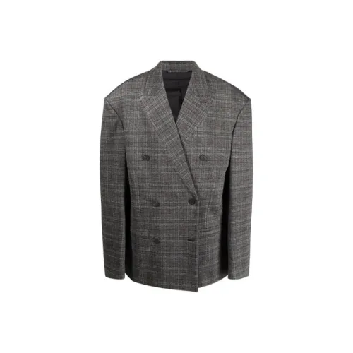 Balenciaga SS22 Бизнес-костюм Пальто Мужской Серый