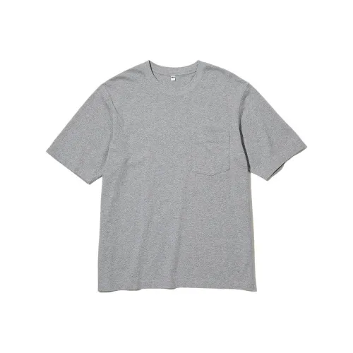 UNIQLO Серые Унисекс Футболки