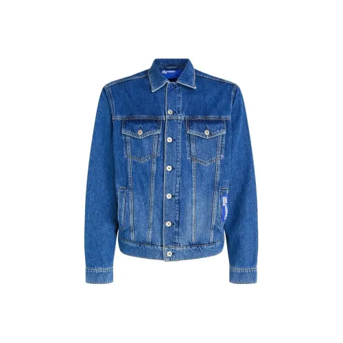 KARL LAGERFELD Denim Jacket Men's Denim Blue