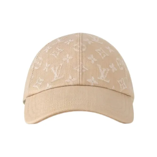 LOUIS VUITTON 100% хлопок Хлопковые кепки женские бежевый