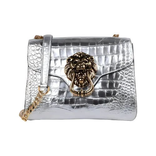 MOSCHINO Сумка через плечо из кожи сумка на плечо женская серая