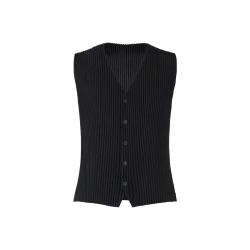ISSEY MIYAKE Мужские черные жилеты