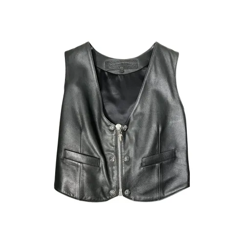 Chrome Hearts Мужские черные жилеты