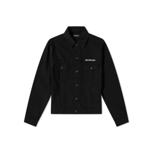 Balenciaga Denim Jacket Men's Black