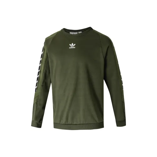 Adidas Originals OE TAPE CREW Свитшот Мужской Зеленый